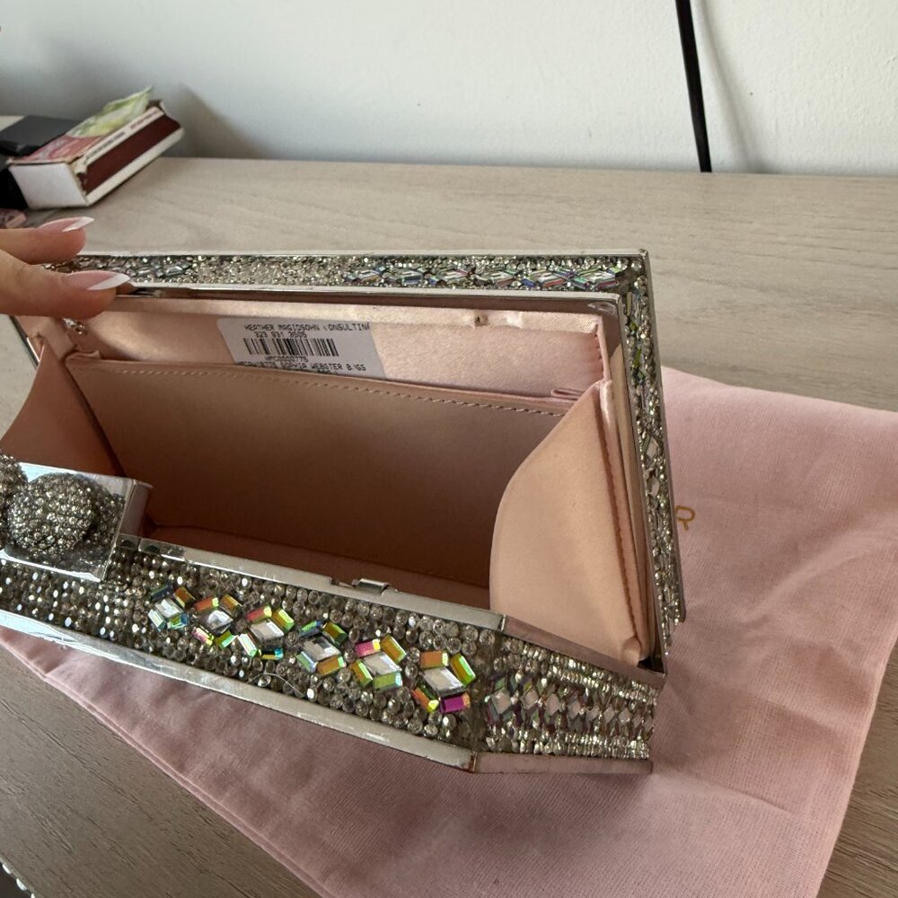 Sophia Webster Clara Clutch Box Bag Crystal Embellished - Picture 14 of 14